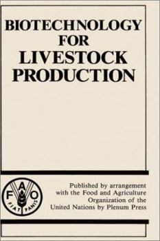 Hardcover Biotechnology for Livestock Production Book