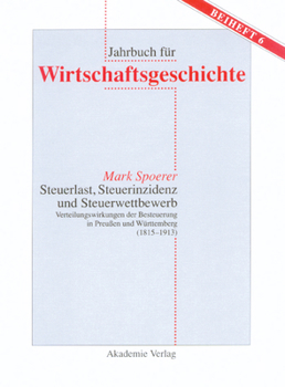 Hardcover Steuerlast, Steuerinzidenz und Steuerwettbewerb [German] Book