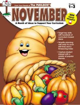 Paperback November: A month of ideas at your fingertips Grades 1-3 Book