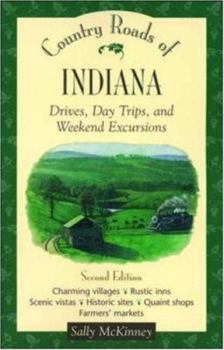 Paperback Country Roads of Indiana Book