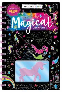Spiral-bound Scratch Art: Magical Creatures Book