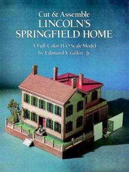 Paperback Cut & Assemble Lincoln's Springfield Home Book