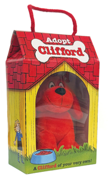 Paperback Adopt Clifford (Adopt A...): Plush and Book