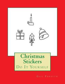 Paperback Christmas Stickers: Do It Yourself Book
