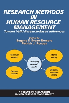 Paperback Research Methods in Human Resource Management: Toward Valid Research-Based Inferences Book