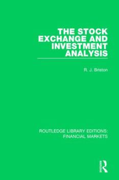 Hardcover The Stock Exchange and Investment Analysis Book