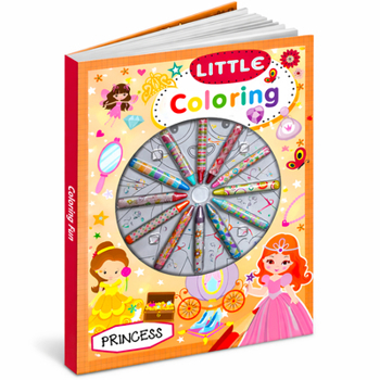Paperback Princess Little coloring Book