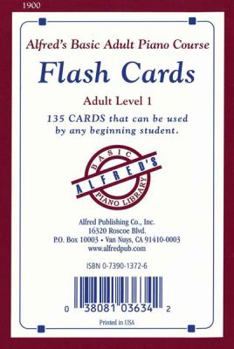 Cards Alfred's Basic Adult Piano Course Flash Cards: Level 1, Flash Cards Book