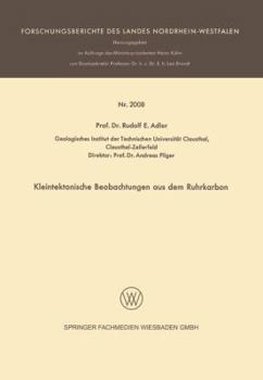 Kleintektonische Beobachtungen Aus Dem Ruhrkarbon