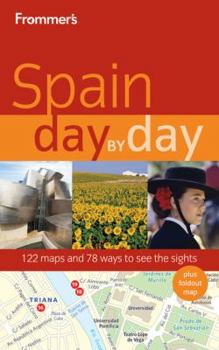 Paperback Frommer's Spain Day by Day [With Map] Book