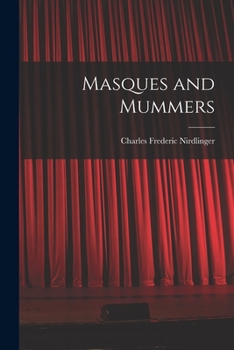 Paperback Masques and Mummers Book