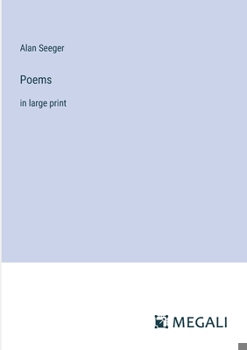 Paperback Poems: in large print Book