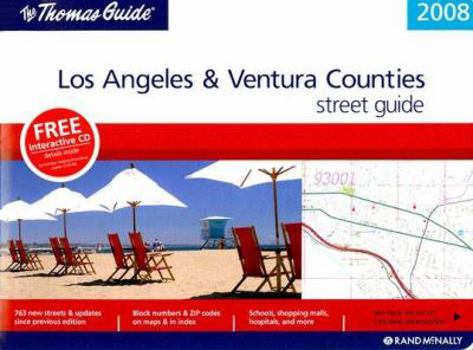 Spiral-bound The Thomas Guide Los Angeles & Ventura County Street Guide Book