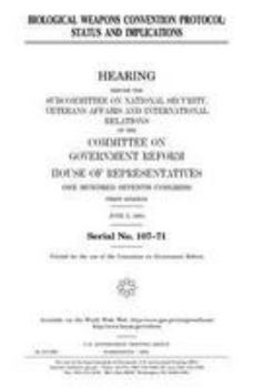 Paperback Biological Weapons Convention protocol: status and implications Book