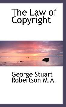 Paperback The Law of Copyright Book