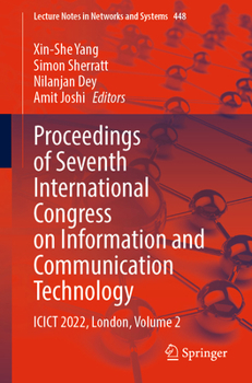 Paperback Proceedings of Seventh International Congress on Information and Communication Technology: Icict 2022, London, Volume 2 Book