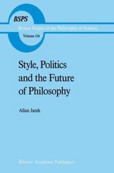 Paperback Style, Politics and the Future of Philosophy Book