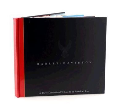 Hardcover Harley-Davidson: A Three-Dimensional Tribute to an American Icon Book