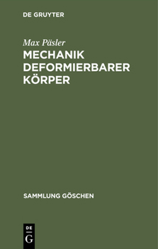 Hardcover Mechanik Deformierbarer Körper [German] Book