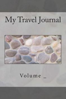 Paperback My Travel Journal: Rock Cover Book