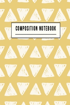 Paperback Composition Notebook: College Ruled 6" x 9" Lovely Writing Notes Journal, Office, Kids, School and college student. Book