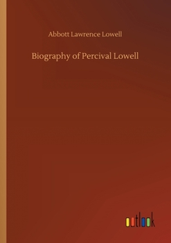 Paperback Biography of Percival Lowell Book