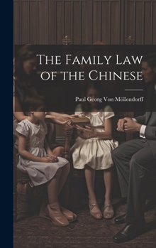 Hardcover The Family Law of the Chinese Book