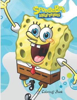 Paperback Spongebob Squarepants Coloring Book: Volume4. Basic version for toddlers. The first pictures are simple, then the level of difficulty grows. This Amaz Book