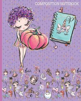 Paperback P Composition Notebook: Monogrammed Initial Primary School Wide Ruled Interior Notebook Book