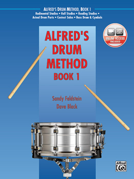 Paperback Alfred's Drum Method, Book 1 (Book & DVD) Book