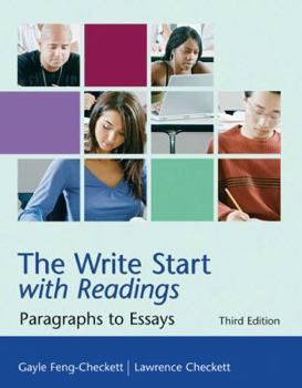 Paperback The Write Start with Readings: Paragraphs to Essays Book