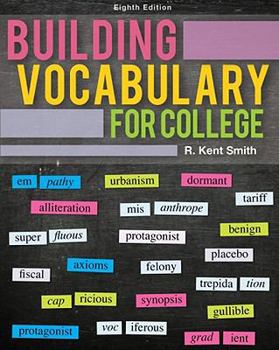 Paperback Building Vocabulary for College Book