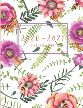 2020-2021 2 Year Planner Flower Branch Monthly Calendar Goals Agenda Schedule Organizer: 24 Months Calendar; Appointment Diary Journal With Address ... Notes, Julian Dates & Inspirational Quotes