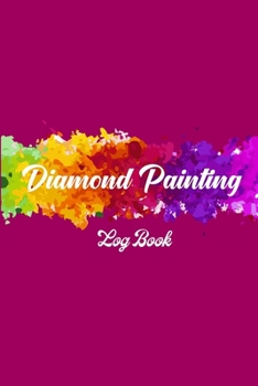 Paperback diamond painting log book: [Deluxe Edition with Space for Photos] Crystal Butterfly Design Book