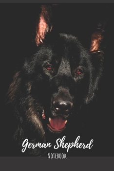 German Shepherd Notebook: Notebook (120 pages, 6"x9") : Lined Black Labrador Retriever Notebook / Journal - Great Accessories & Gift Idea for Black Lab Owner ... or Present for Dog Lovers