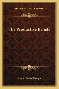 Paperback The Productive Beliefs Book