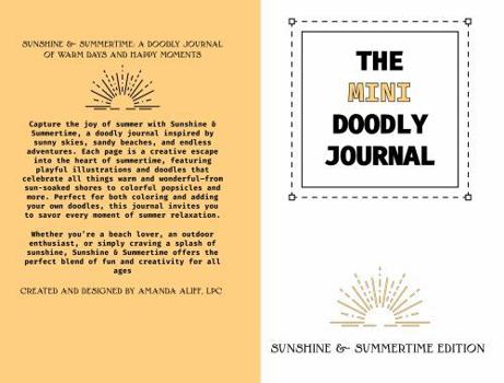 Paperback THE MINI DOODLY JOURNAL: Sunshine & Summertime Edition Book