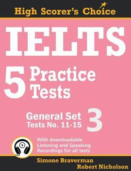Paperback IELTS 5 Practice Tests, General Set 3: Tests No. 11-15 Book