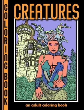 Paperback Creatures: An Adult Coloring Book
