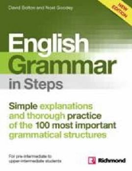 Paperback NEW ENGLISH GRAMMAR IN STEPS BOOK WITHOUT ANSWERS [Portuguese] Book