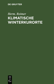 Hardcover Klimatische Winterkurorte [German] Book