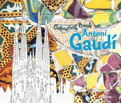Paperback Antoni Gaudi Colouring Book