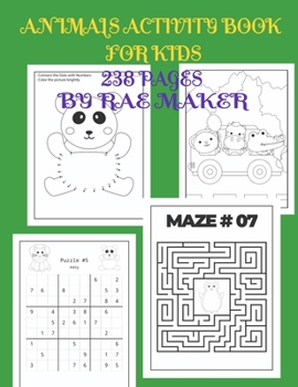 ANIMAL ACTIVITY BOOK FOR KIDS