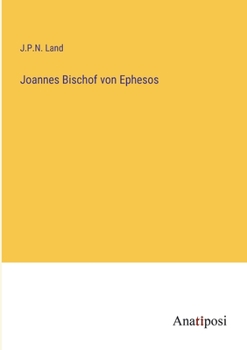Paperback Joannes Bischof von Ephesos [German] Book