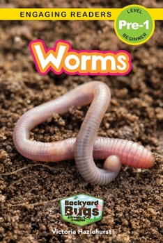 Paperback Worms: Backyard Bugs and Creepy-Crawlies (Engaging Readers, Level Pre-1) [Large Print] Book