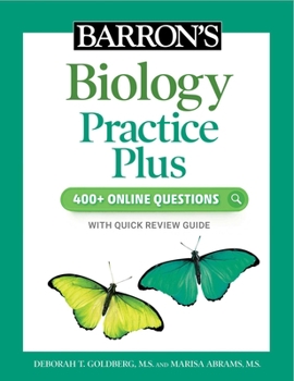 Paperback Barron's Biology Practice Plus: 400+ Online Questions and Quick Study Review Book