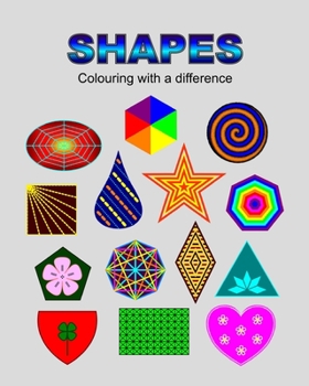 Paperback Shapes: Colouring with a difference Book