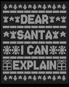 Paperback Dear Santa I Can Explain: Lined Notebook Journal Diary, Composition Book, Journal, Doodling, Sketching, Notes, Gift for Birthday, Halloween, Chr Book