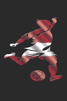 Paperback Latvia Notebook: Latvia Notebook - college book - diary - journal - booklet - memo - composition book - 120 sheets - Dot Grid paper 6x9 Book