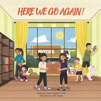 Paperback Here We Go Again: Children's Book About Moving As a Military Child Book